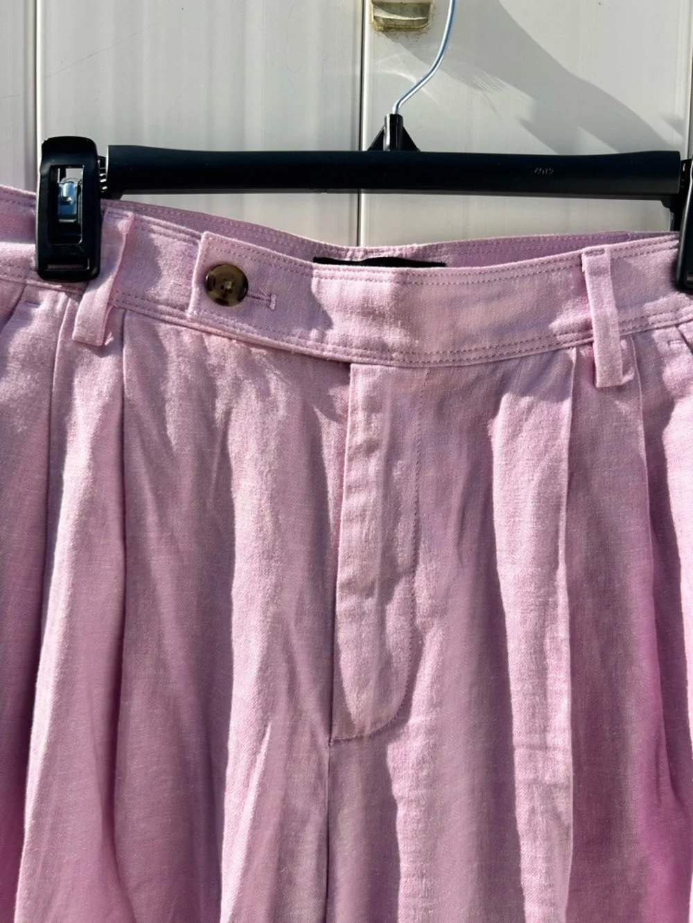 Banana Republic Lavender Wide-Leg Linen Blend Pants | Size 8 EUC